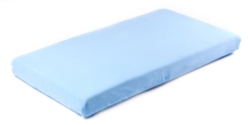 Jersey prestieradlo, modré, 160×80 cm, Sensillo (568963)